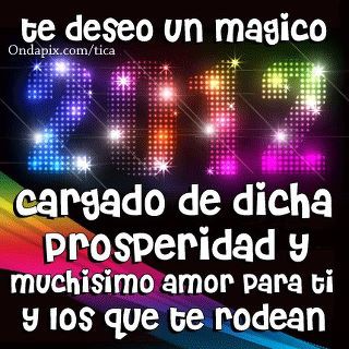 ¡FELIZ 2012!